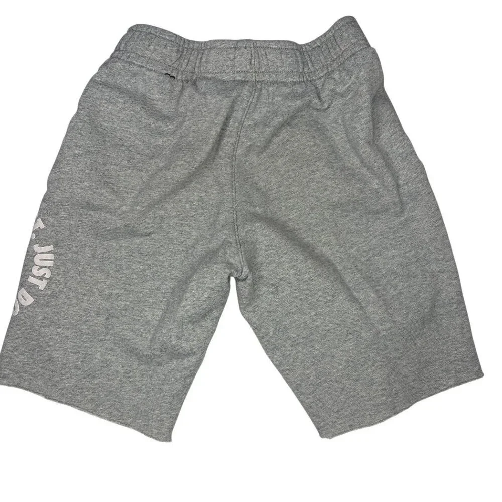 Nike Sweat Shorts Cutoff Boys Size Small Gray